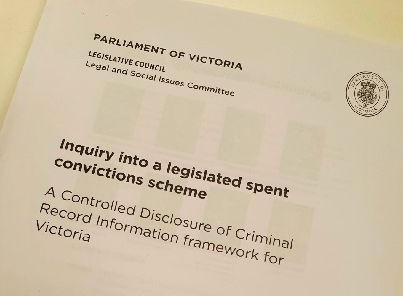 Read more about the article Spent Convictions Bill 2020