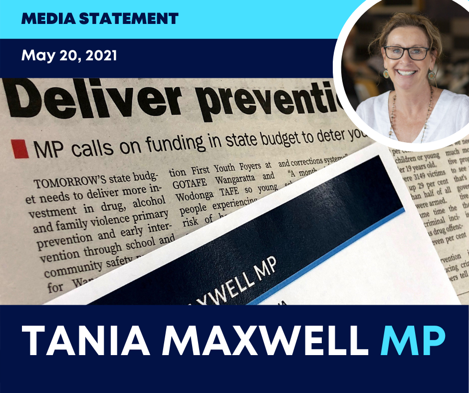 Read more about the article Tania Maxwell welcomes budget’s victims’ legal service funding