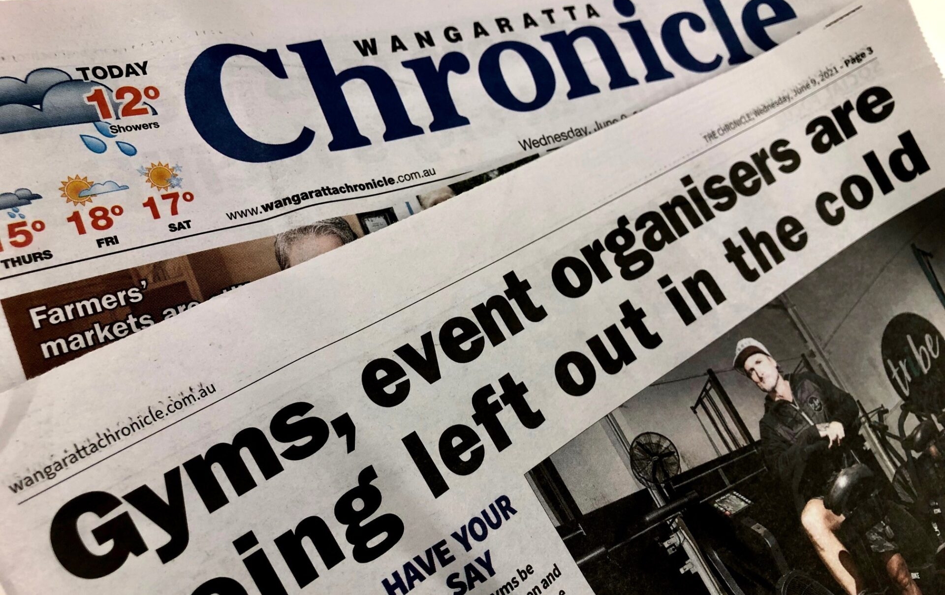 Read more about the article Gym operators, clients and event organisers out in the cold
