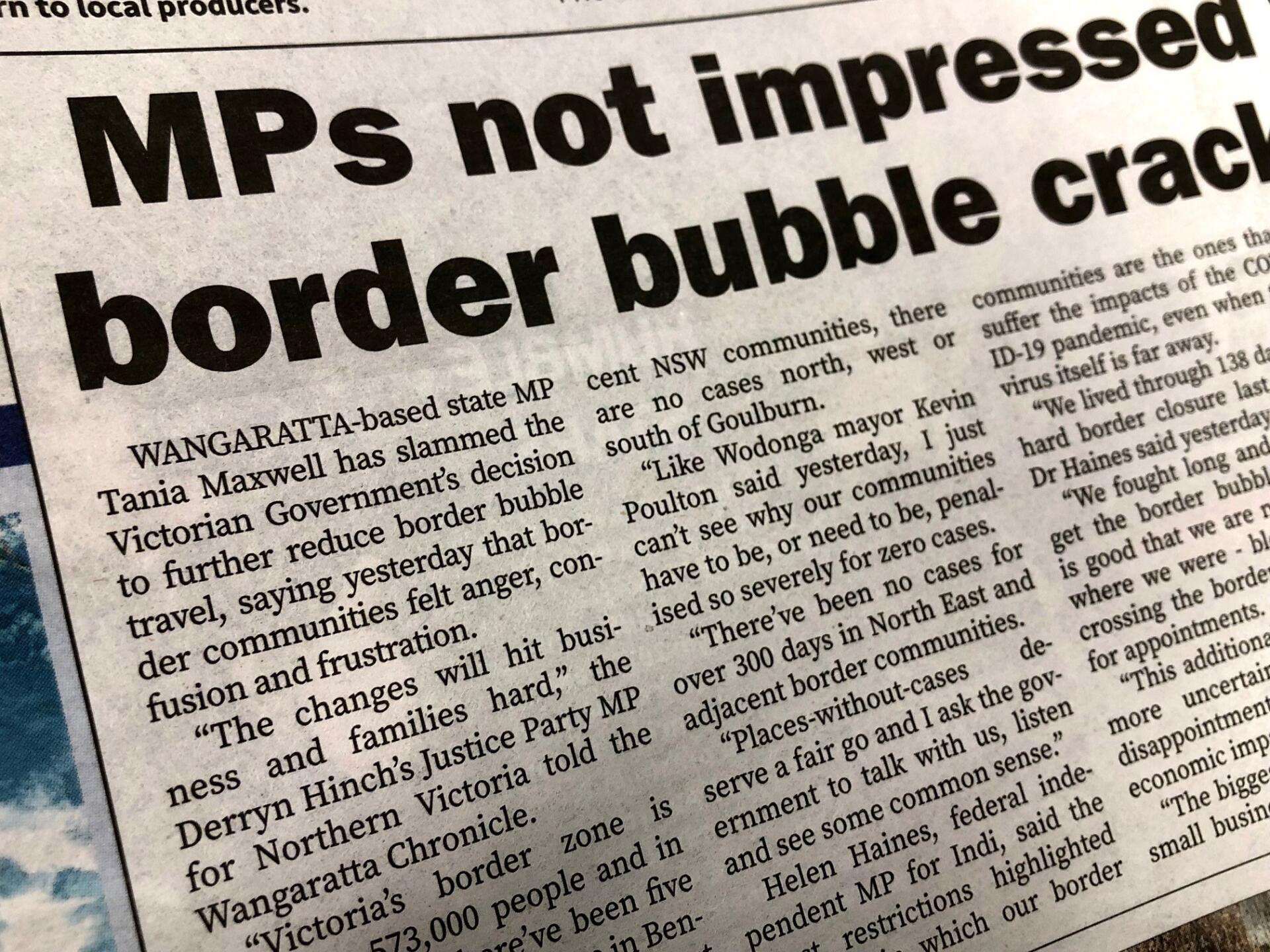 Read more about the article Time for border common sense